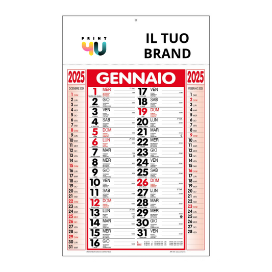 Calendario Olandese Classic - X100 pz.
