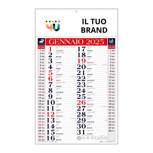 Calendario Olandese Retrò - X100 pz.
